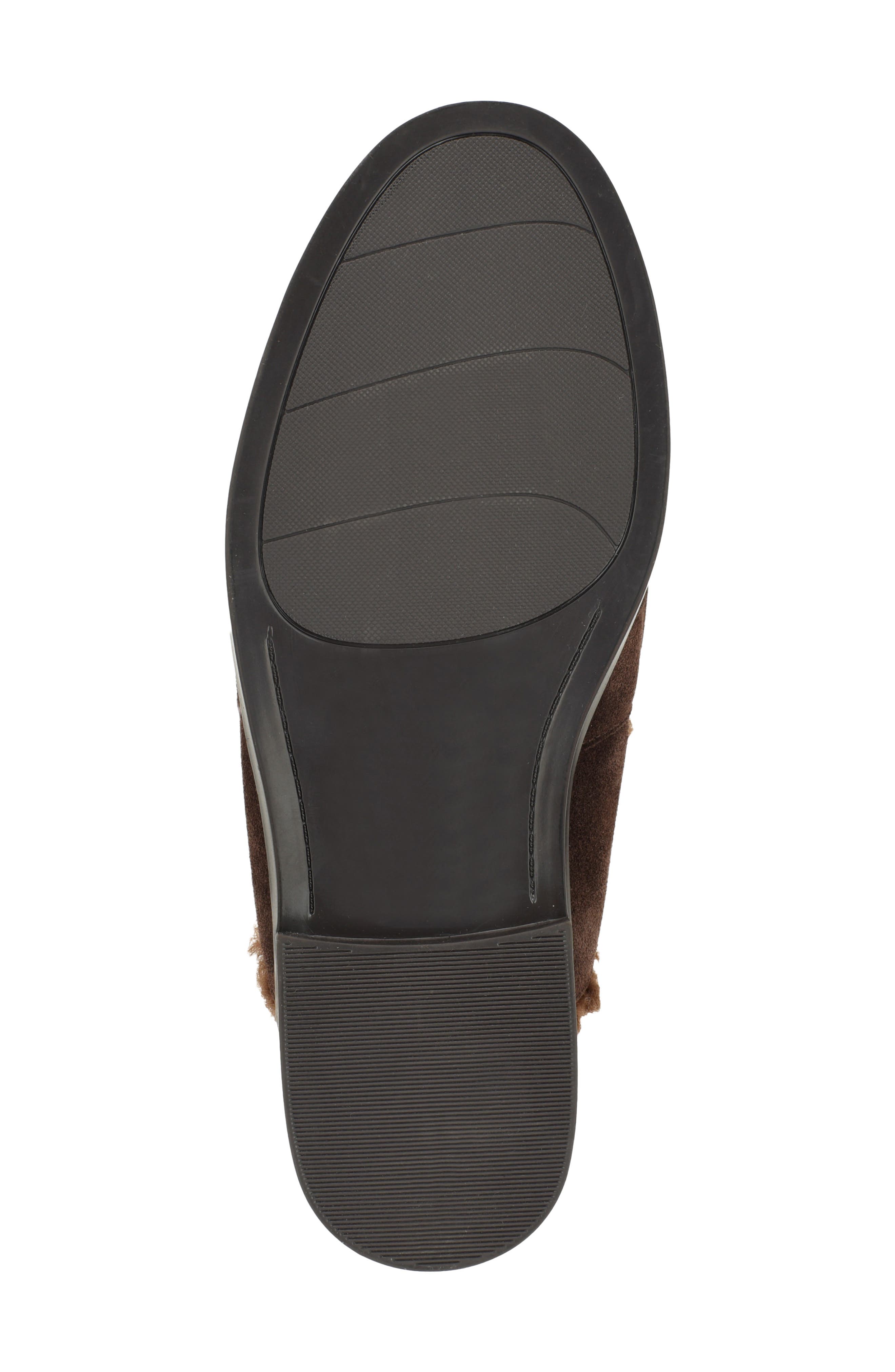 Mavey Leather Flat Mule, Alternate, color, DBR01