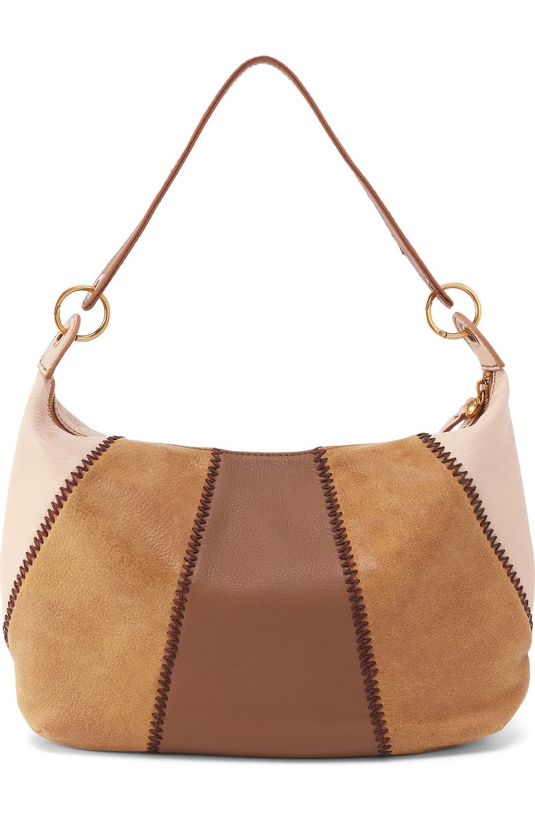 HOBO Opal Leather Shoulder Bag, Alternate, color, Timber Brown