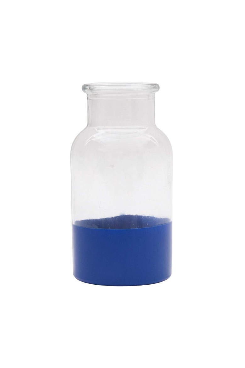 Maxwell Glass Blue Filled Vase, Main, color, Blue