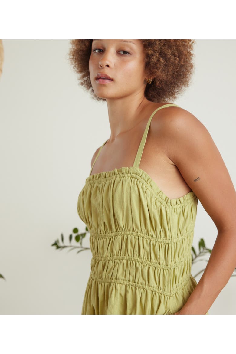 Bayside Dress, Alternate, color, Matcha