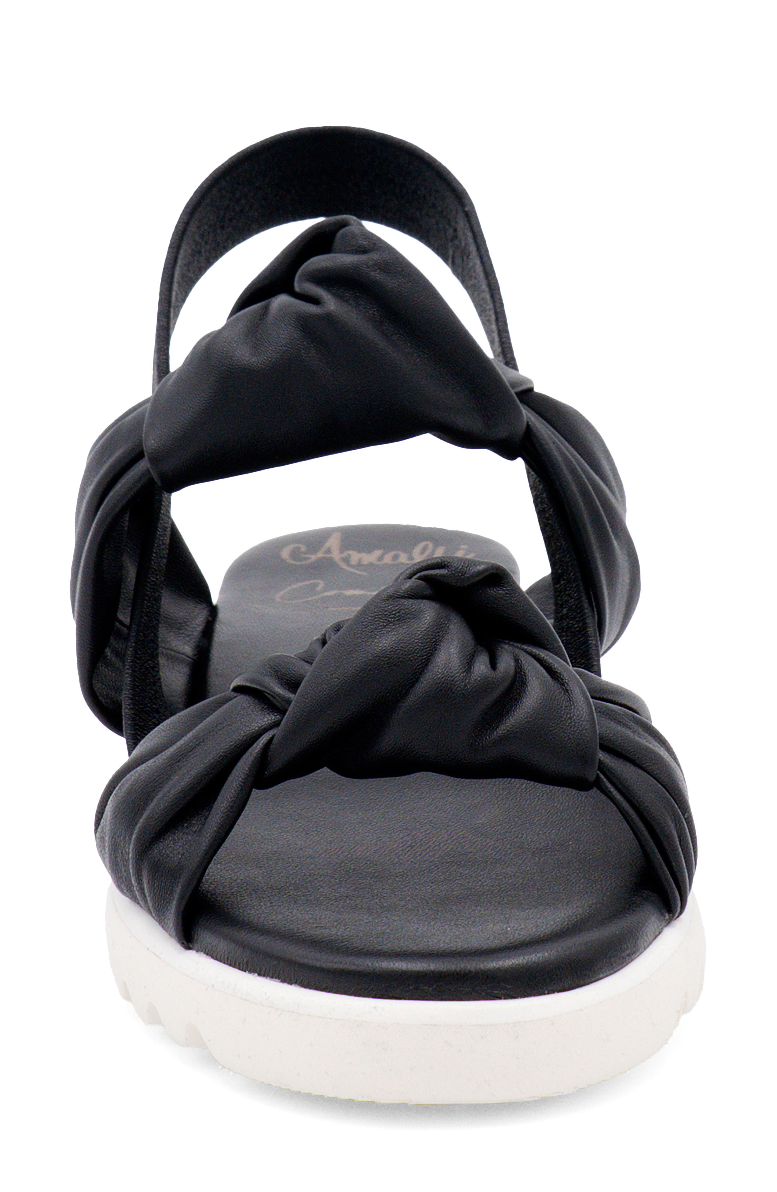 Amalfi by Rangoni Battello Slingback Sandal, Alternate, color, Black Etoile