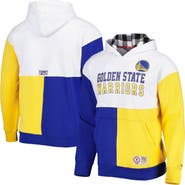 TOMMY JEANS Men's Tommy Jeans White/Royal Golden State Warriors Andrew Split Pullover Hoodie