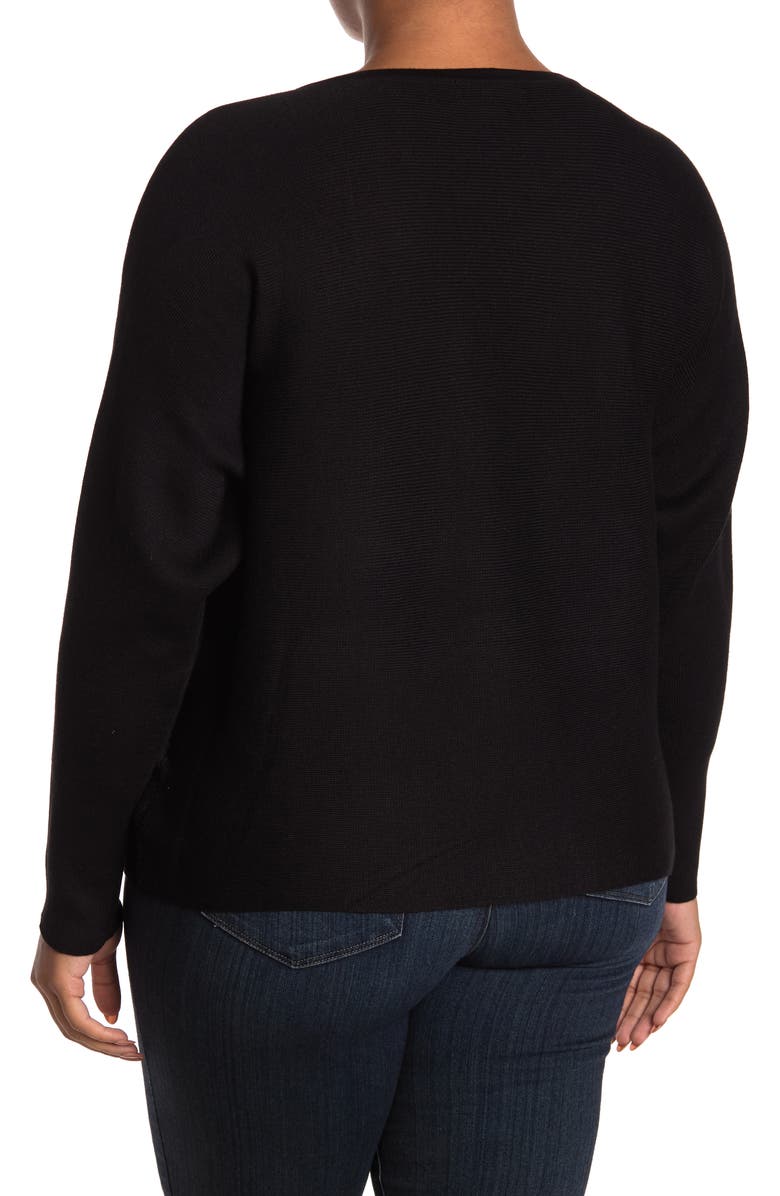 Cable & Gauge Ribbed Dolman Sleeve Sweater, Alternate, color,