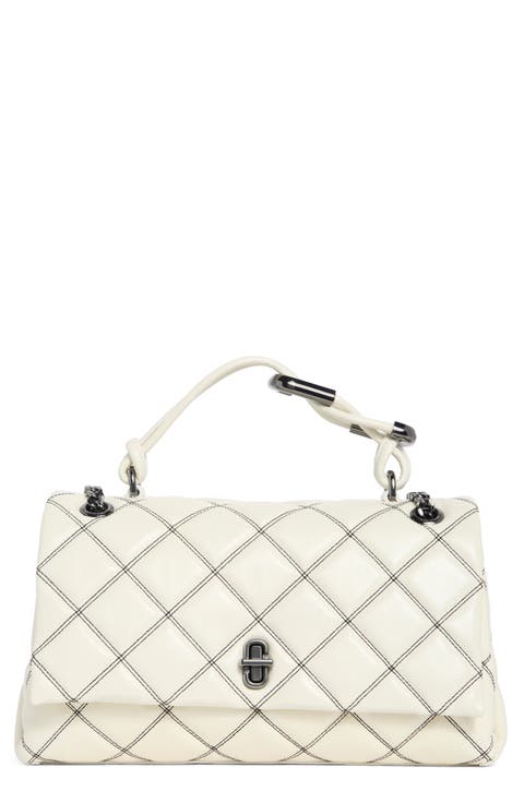 Diamond Quilt Dual Chain Shoulder Bag