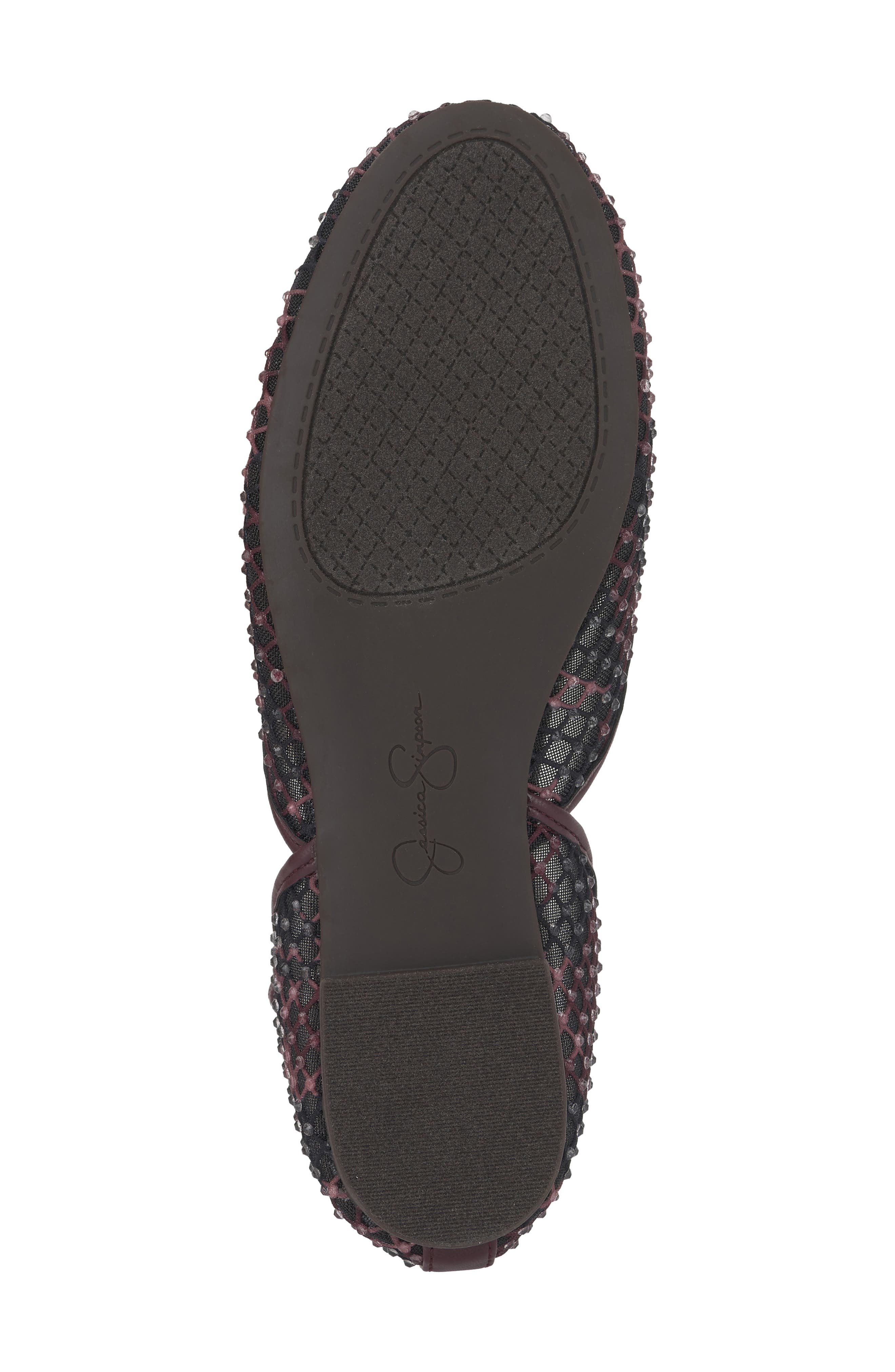Laelli Ankle Strap Flat, Alternate, color, CHERRY MAHOGANY