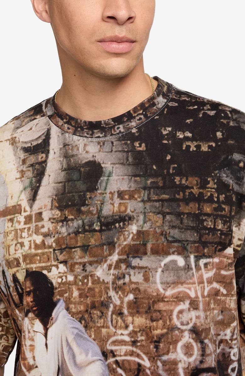 Jordan Air Jordan 85 Allover Print T-Shirt, Alternate, color, Off Noir