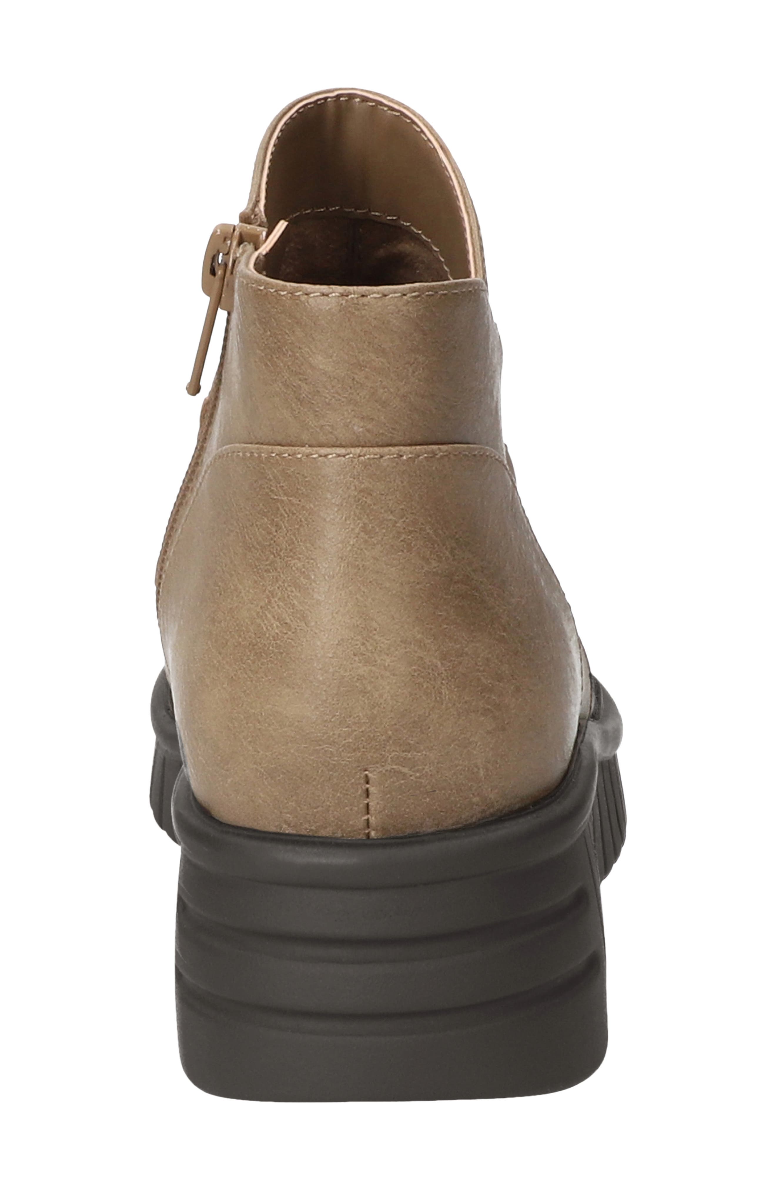 EASY STREET Rayleen Wedge Bootie, Alternate, color, Taupe