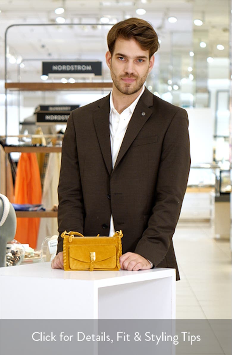 Darren Whipstitched Mini Top Zip Crossbody Bag, sales video thumbnail