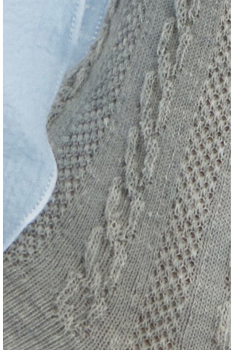 Mel Bow Crew Socks, Alternate, color, GREY