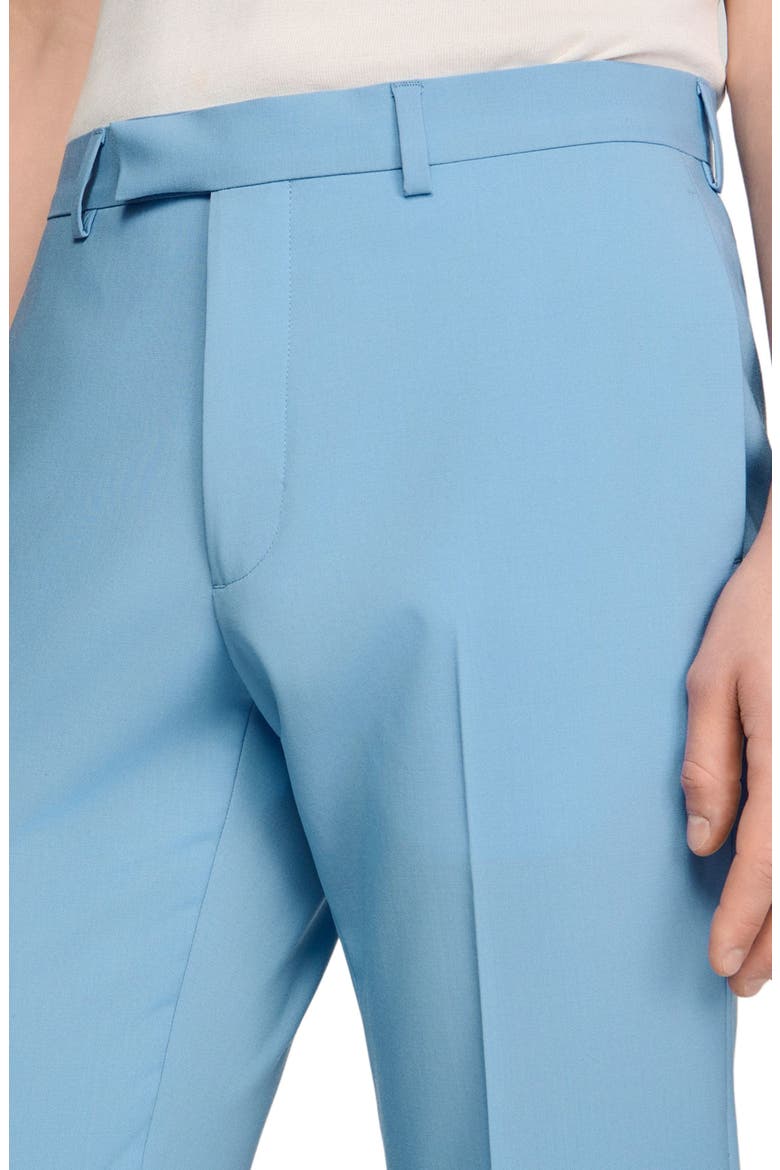Wool Suit Trousers, Alternate, color, Sky blue