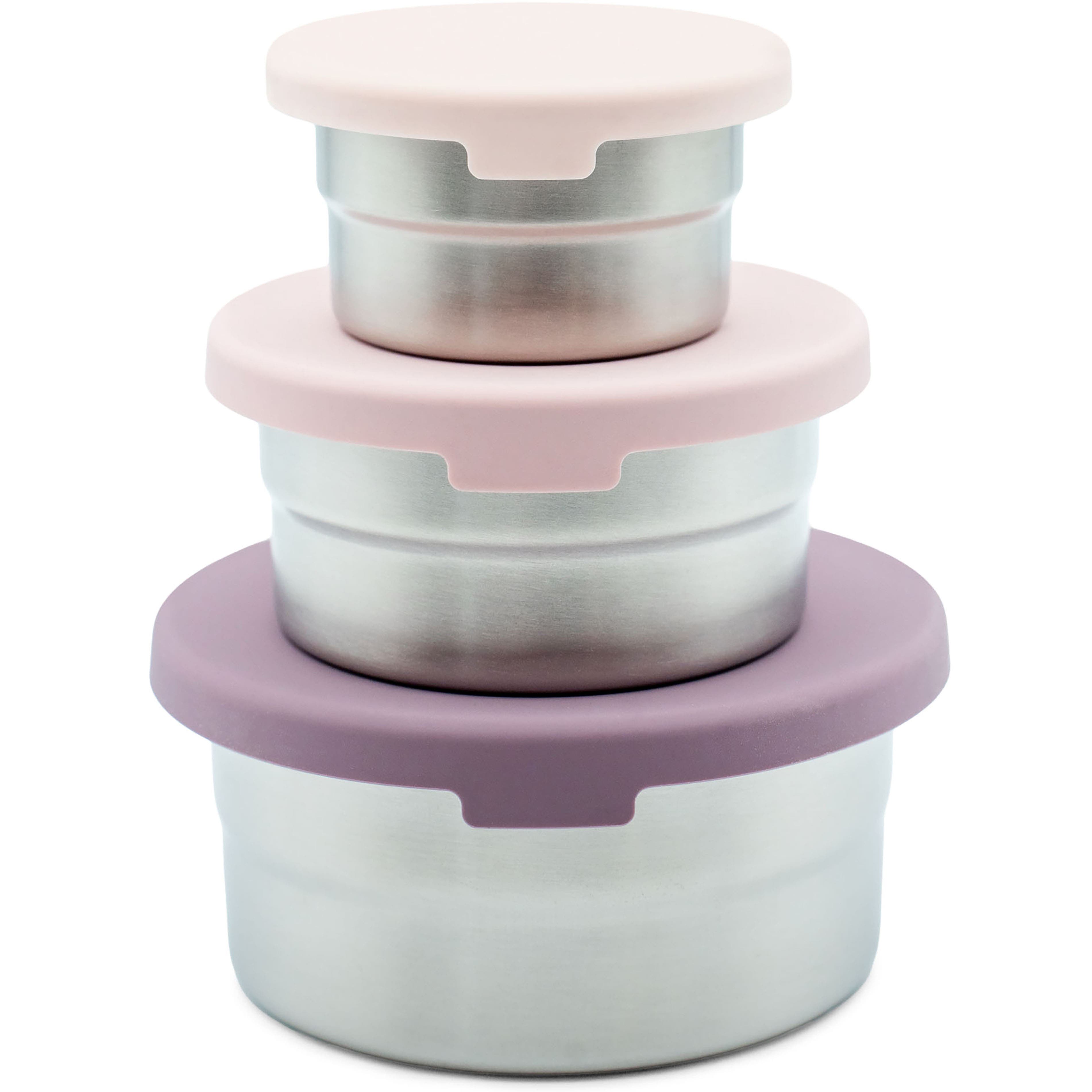 Stainless Steel Food Storage Containers (Set of 3)