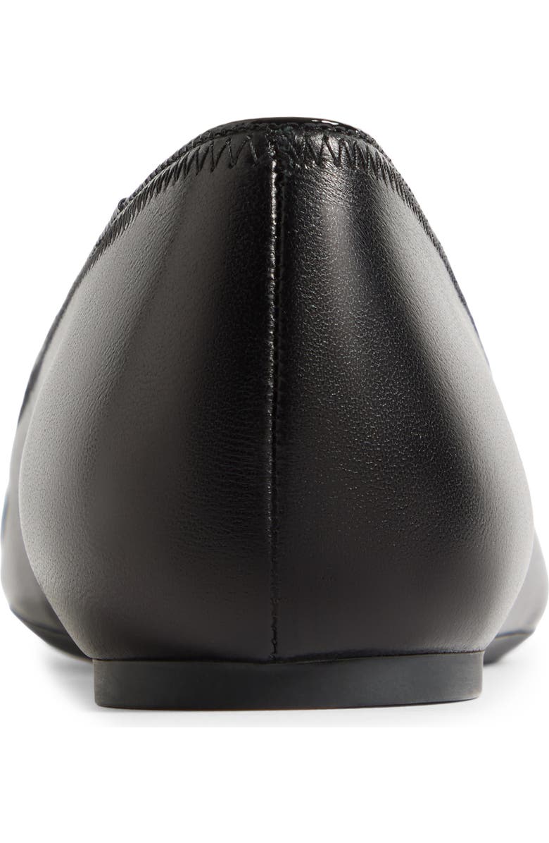 Valentino VLOGO Signature Ballerina Flat, Alternate, color, Black