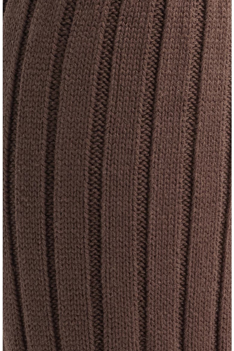 Talullah Cotton Blend Rib Leg Warmers, Alternate, color, BURNT CEDAR