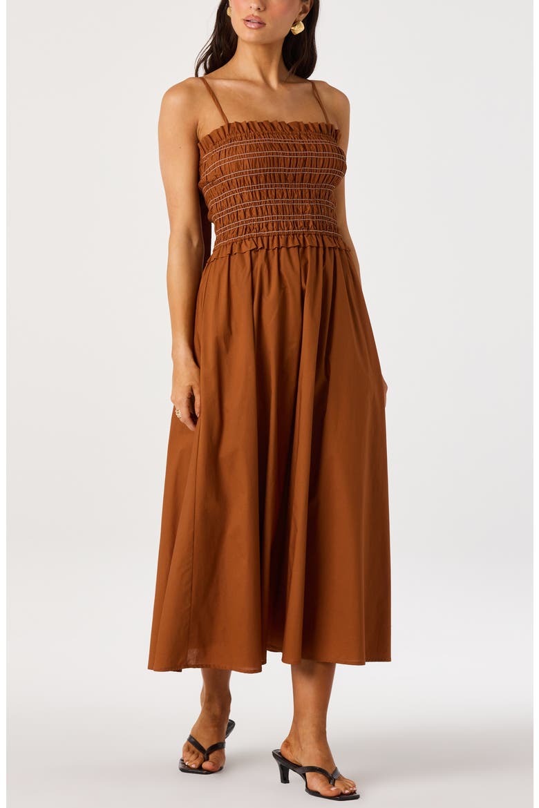 Harper A-Line Dress, Main, color, SIENNA