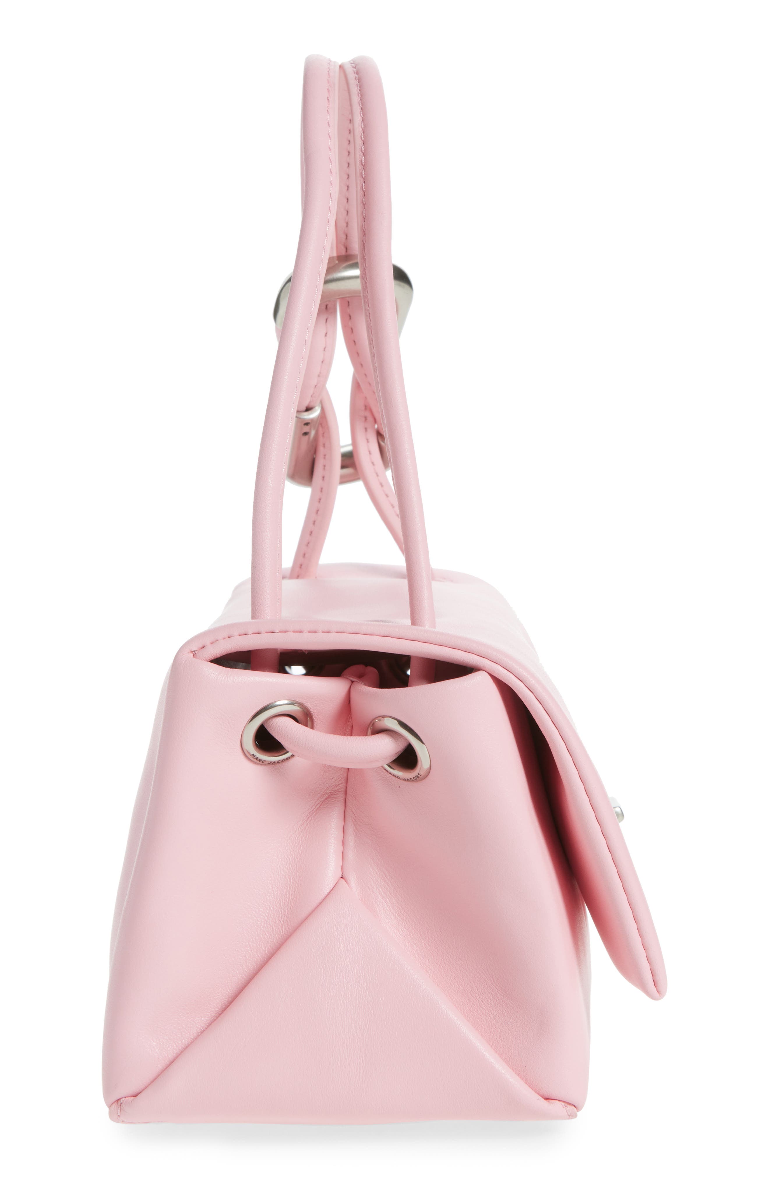Marc Jacobs The Mini Dual Top Handle Bag, Alternate, color, Ribbon Pink