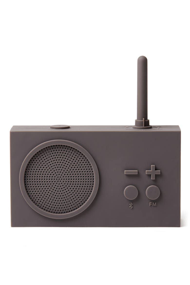 Tykho 3 FM Radio & Bluetooth® Speaker, Main, color, GREY