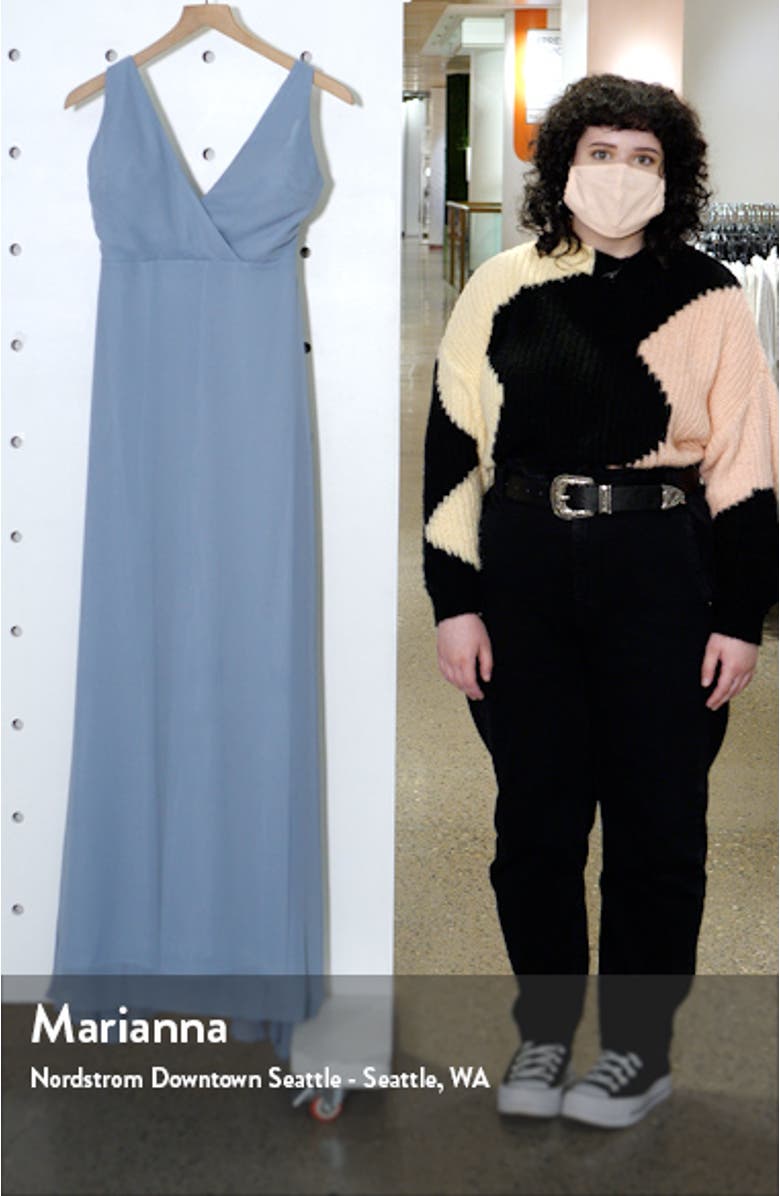 Moni Convertible Halter Neck Chiffon Gown, sales video thumbnail