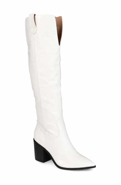 Journee Collection Therese Croc Embossed Knee High Boot - Extra Wide Calf