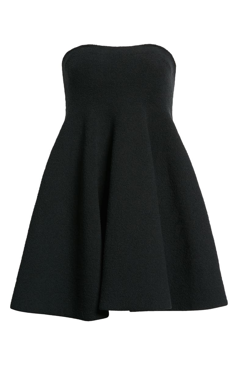 Proenza Schouler Strapless Bouclé Minidress, Alternate, color,