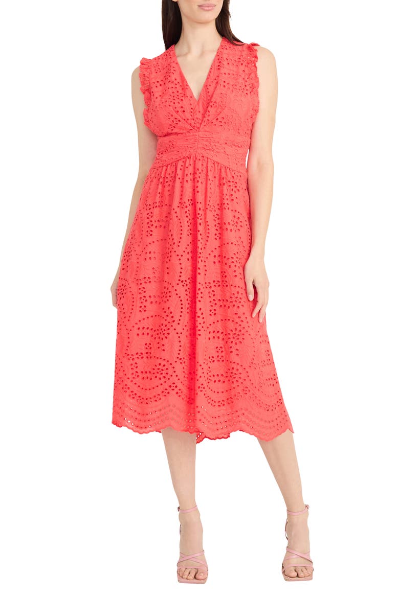 maggy london women's embroidered midi dress Maggy London Women's Dresses Floral Embroidered Halter Neck Midi Dress with  Back V-Neck, Blue/Green/Yellow, 0 at Amazon Women's Clothing store