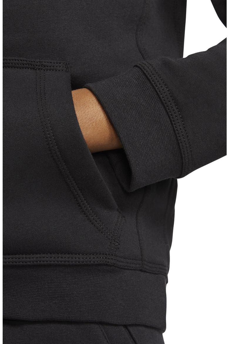 Sportswear Club Fleece Hoodie, Alternate, color, BLACK/ LT SMOKE GREY