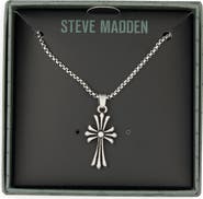 Steve Madden Cross Pendant Necklace
