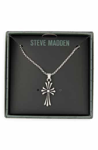 Steve Madden Cross Pendant Necklace