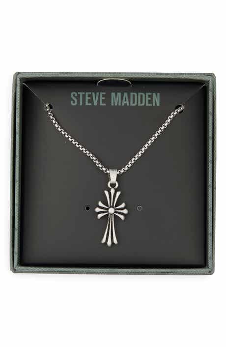 Steve Madden Cross Pendant Necklace