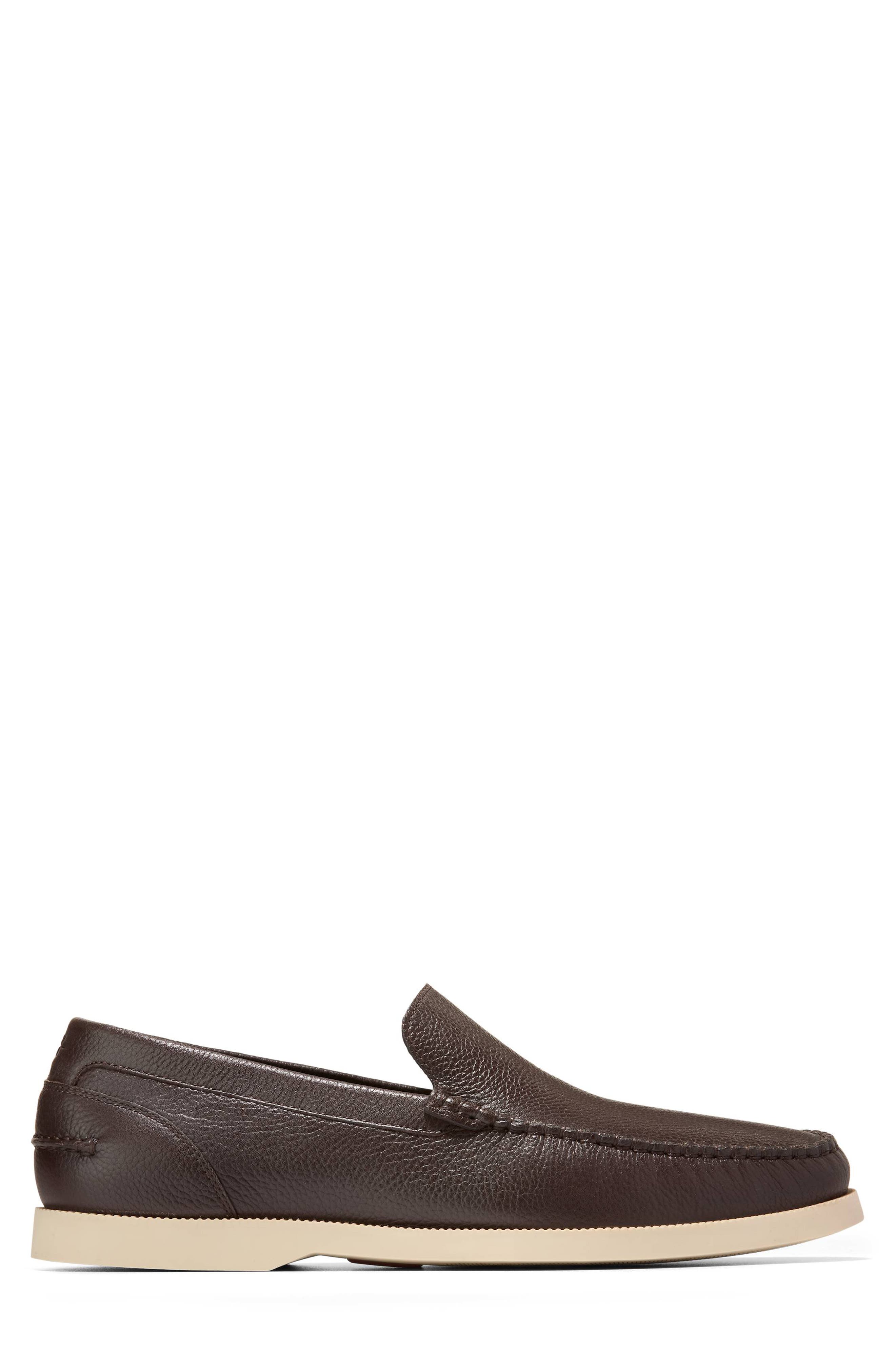 Cole Haan American Classic Hampton Leather Loafer, Alternate, color, Madeira/ Angora