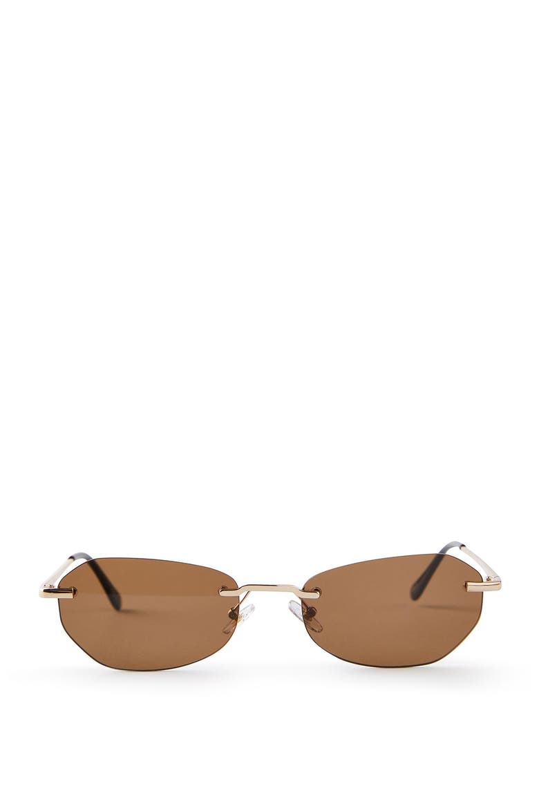 Men's The Dot Com Sunglasses, Main, color, Gold Brown