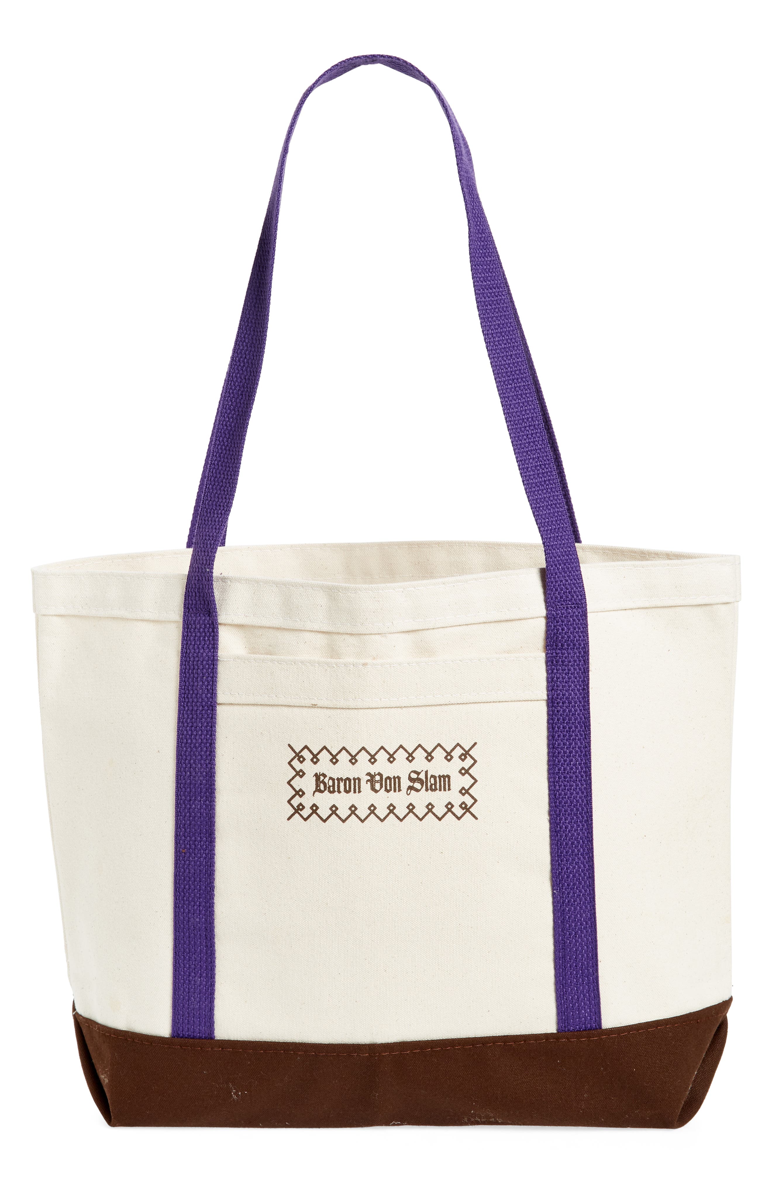 PALMES Baron Von Slam Colorblock Cotton Tote, Main, color, 