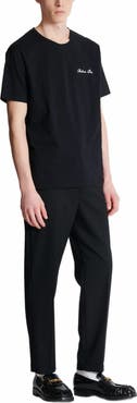 Balmain Embroidered Balmain Signature T-Shirt