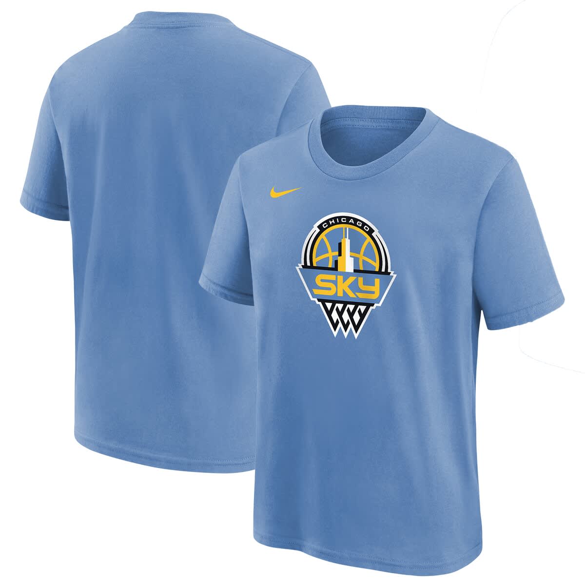 sky blue nike t shirt