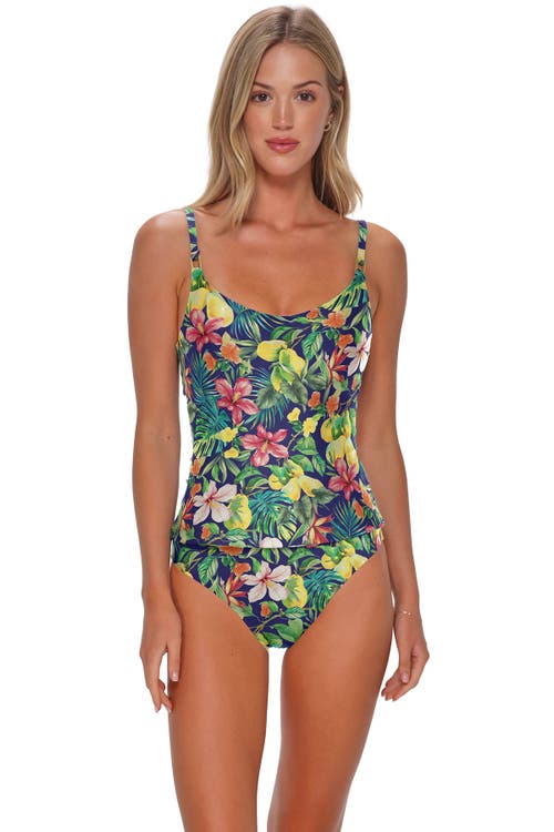 Sunsets Anya Tankini Swimsuit Top In Green