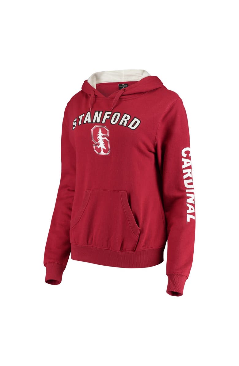 COLOSSEUM Women's Colosseum Cardinal Stanford Cardinal Loud and Proud Pullover Hoodie, Alternate, color, Cardinal