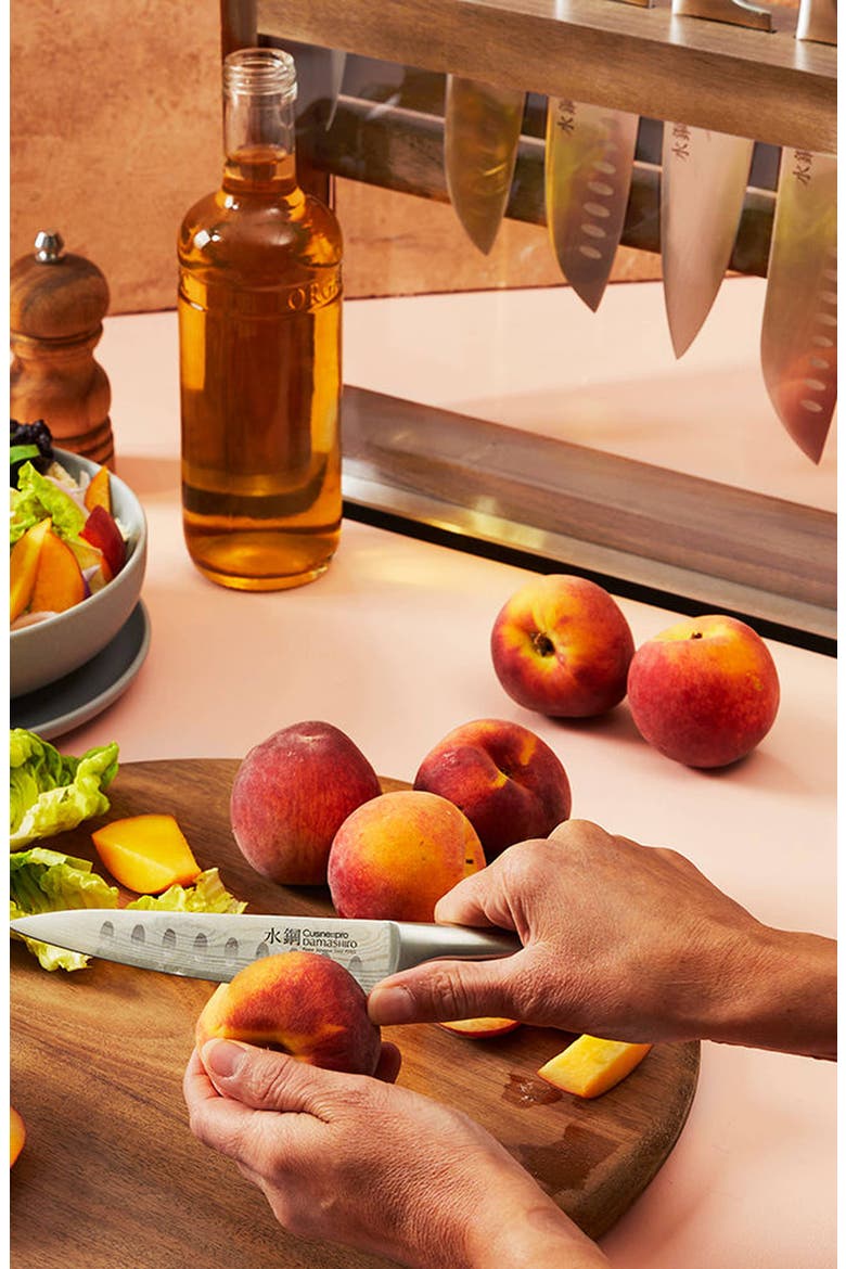 Damashiro® 9-Piece Okada Knife Block, Alternate, color, Silver