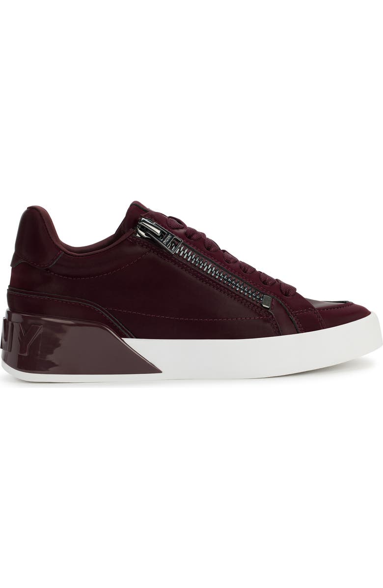 DKNY Mei Sneaker, Alternate, color, Wine