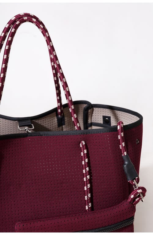 Pop Ups Brand Everyday Neoprene Tote In Burgundy