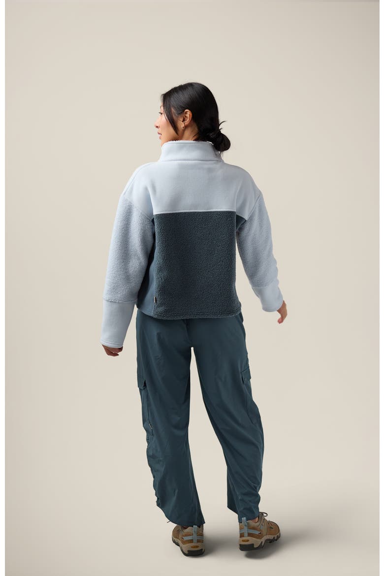 Colorblock Fleece, Alternate, color, West