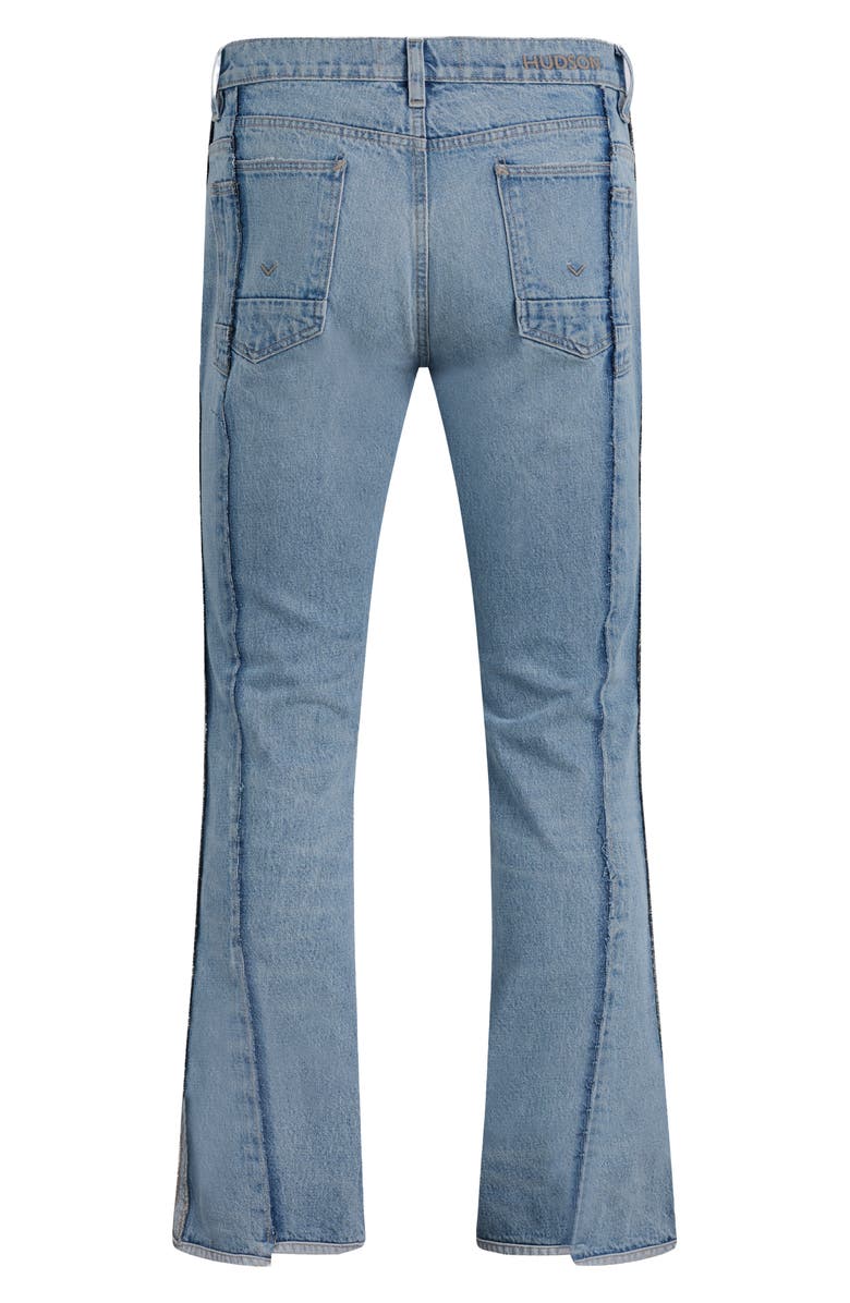 Hudson Jeans Walker Reconstruction Kick Flare Jeans, Alternate, color, Reconstructed Indi