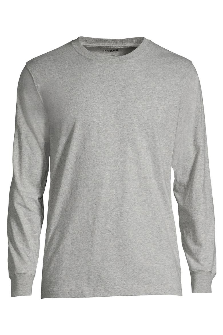Super-T Long Sleeve T-Shirt, Alternate, color, Gray Heather