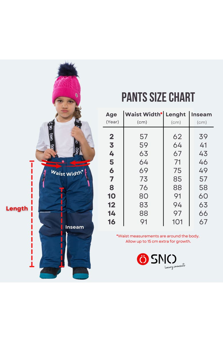 ÖSNO Siena Luxury Snowsuit, Alternate, color, Fushia With White Fur
