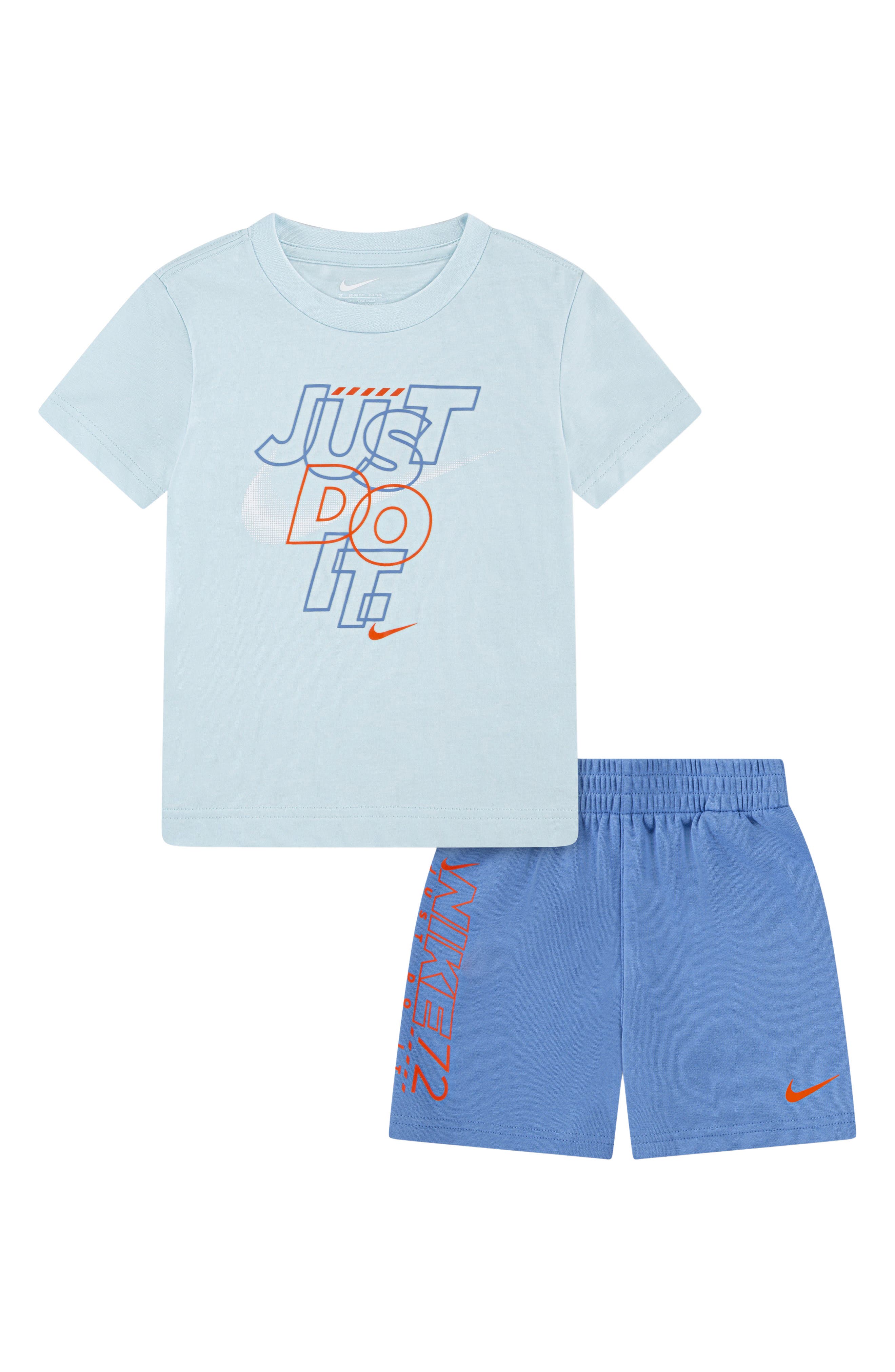 Nike Kids' Rhythm T-Shirt & French Terry Shorts Set