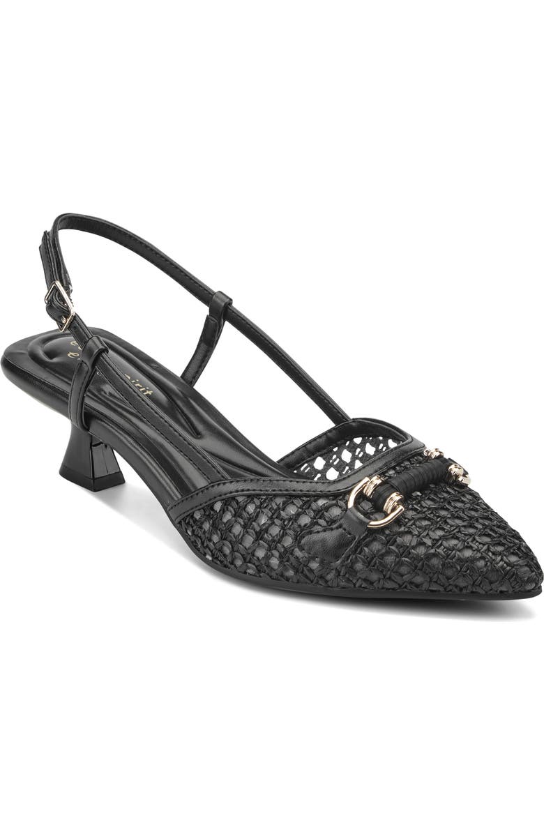 Easy Spirit Hetty Pointed Toe Slingback Pump, Main, color, Black