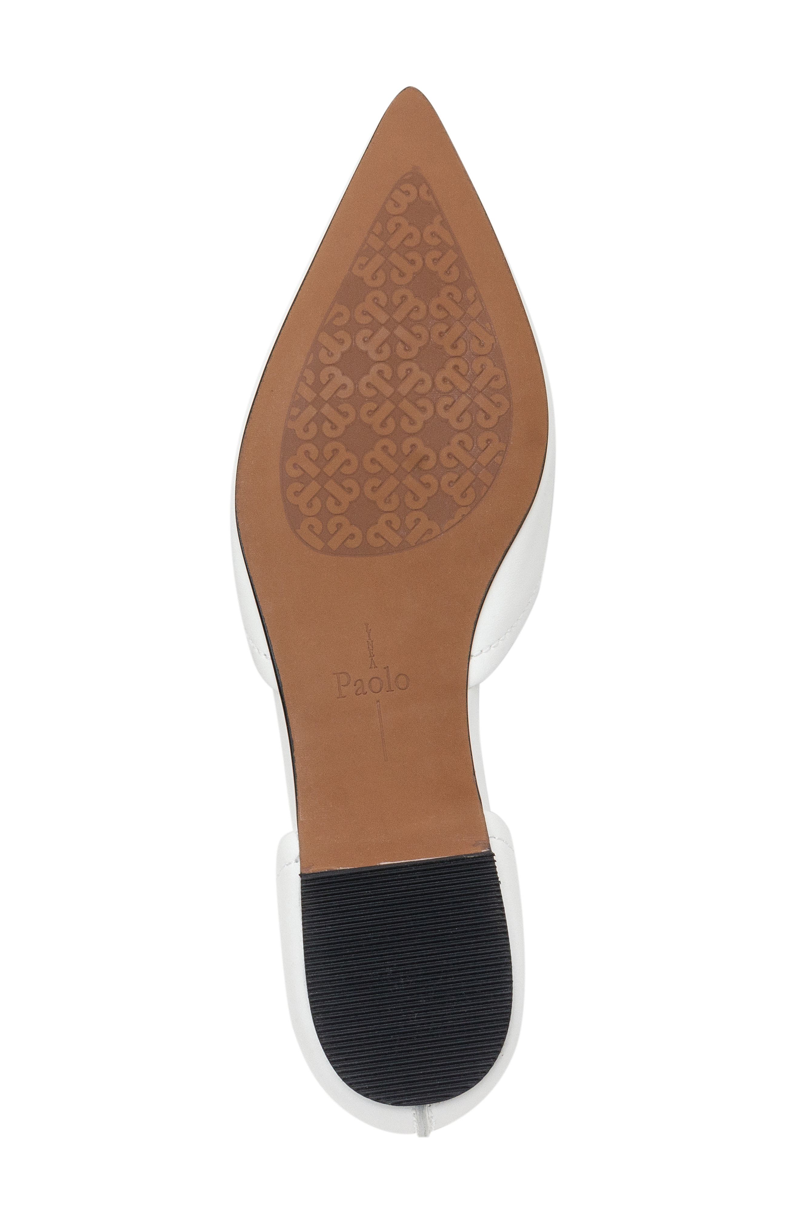 Doria Pointed Toe Flat, Alternate, color, EGGSHELL