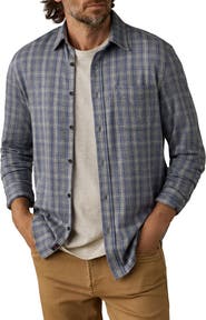Faherty Coastline Knit Button-Down Shirt