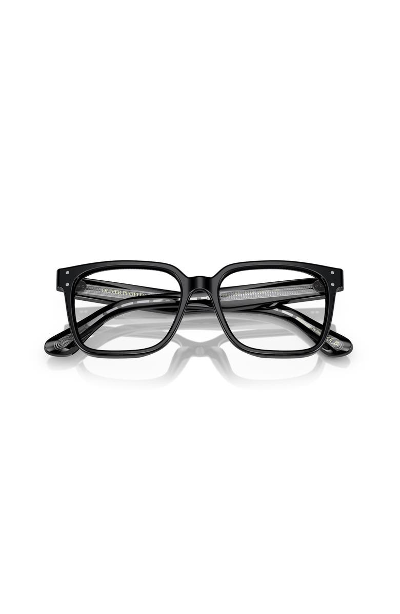 Oliver Peoples 53mm Square optical glasses, Alternate, color, Black