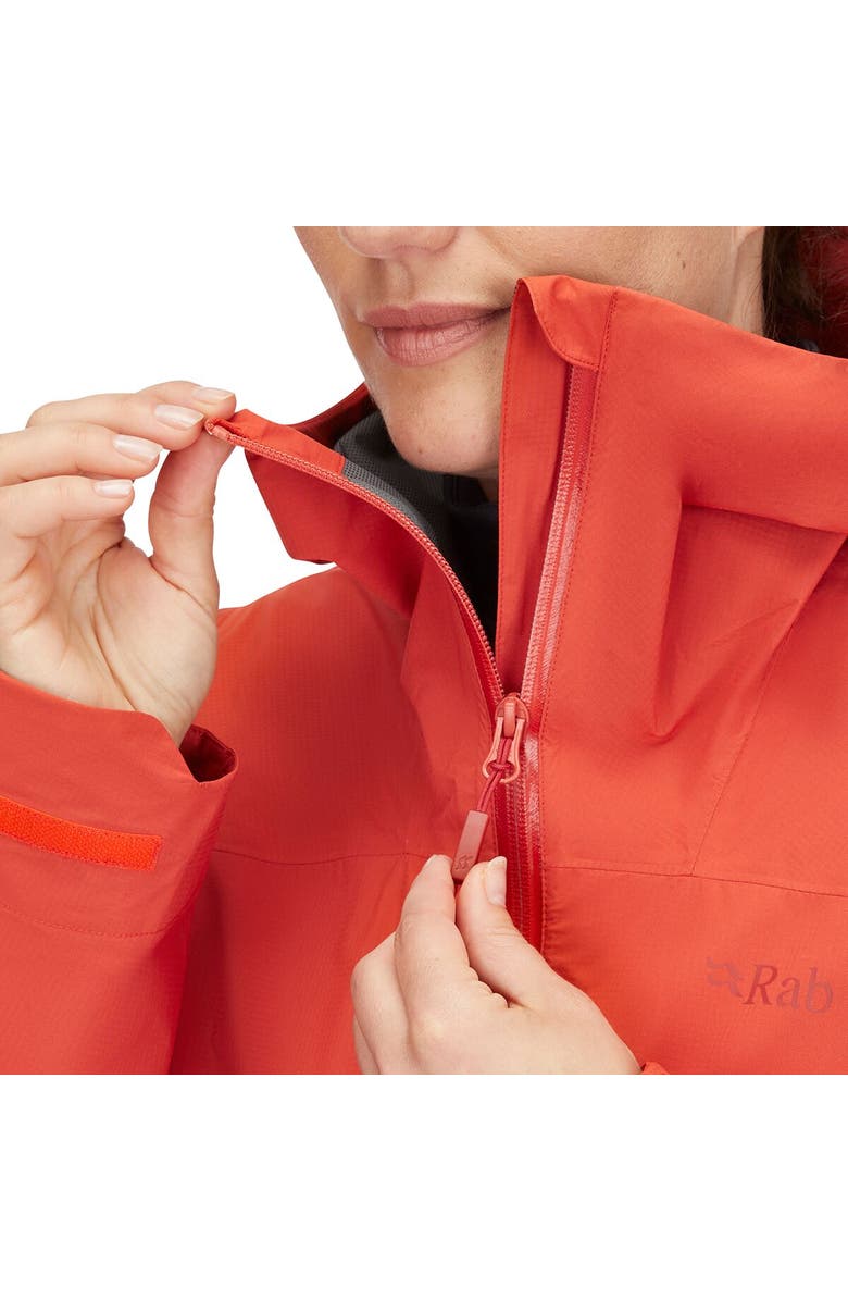 Rab Downpour Light Jacket - Women's, Alternate, color, Red Grapefruit