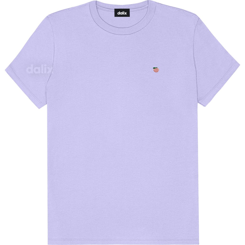 Dalix Womens Lil Peach Jersey Tee In Purple