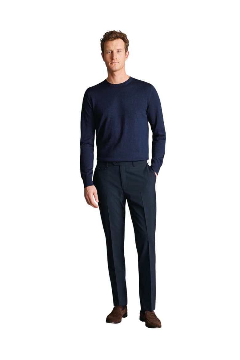 Smart Wool Trouser, Alternate, color, Ink Blue